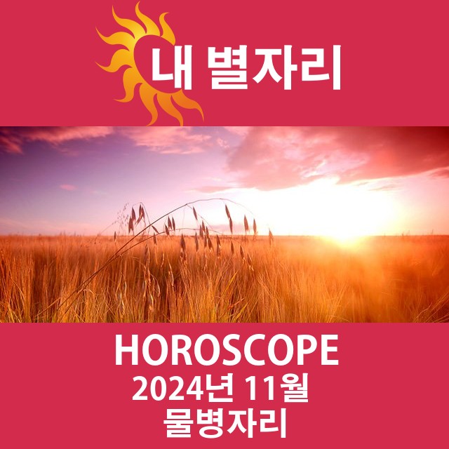 2024년11의 물병자리 월간 운세