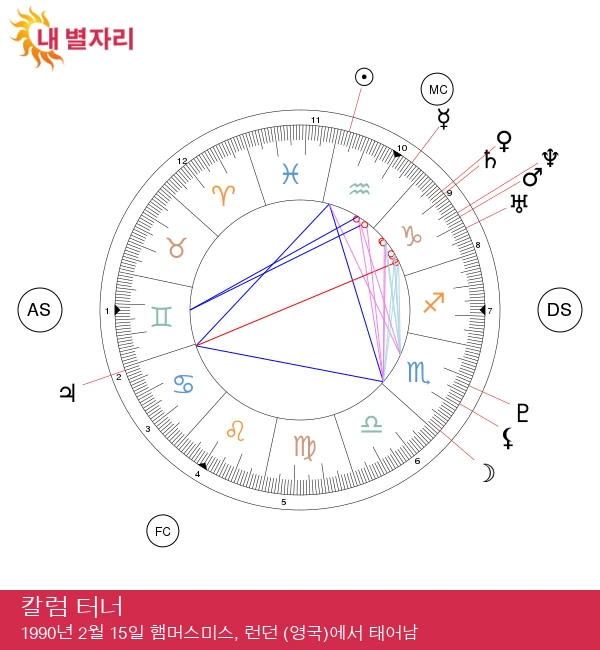 칼럼 터너: 물병자리 유명인 스타덤 분석