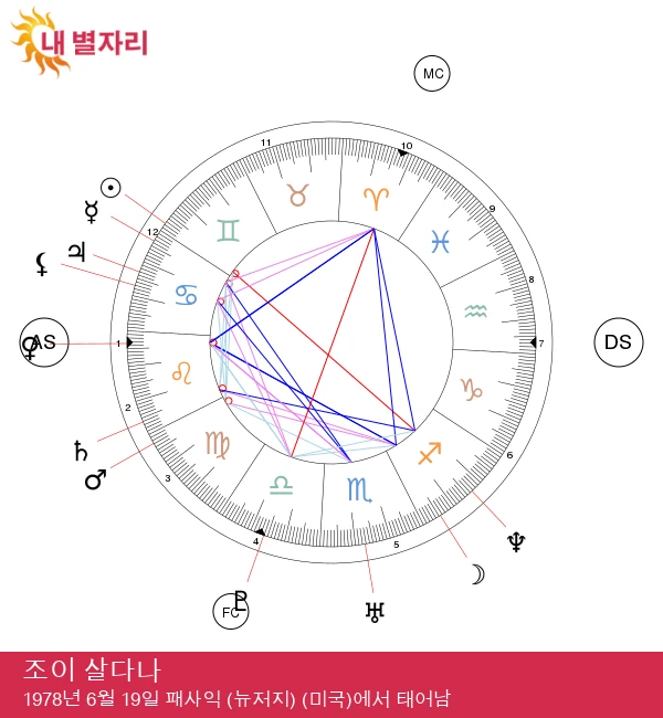 조이 사르다나의 매력적인 쌍둥이자리 점성술 특징 소개