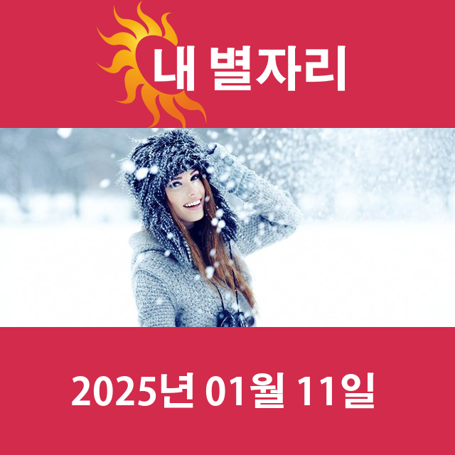 토요일 2025년 1월 11일 의 일일 운세 예측