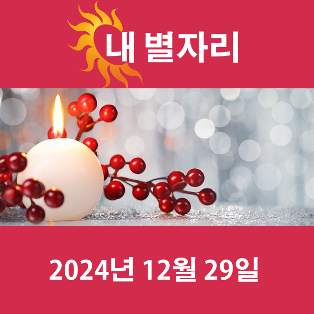 일요일 2024년 12월 29일 의 일일 운세 예측